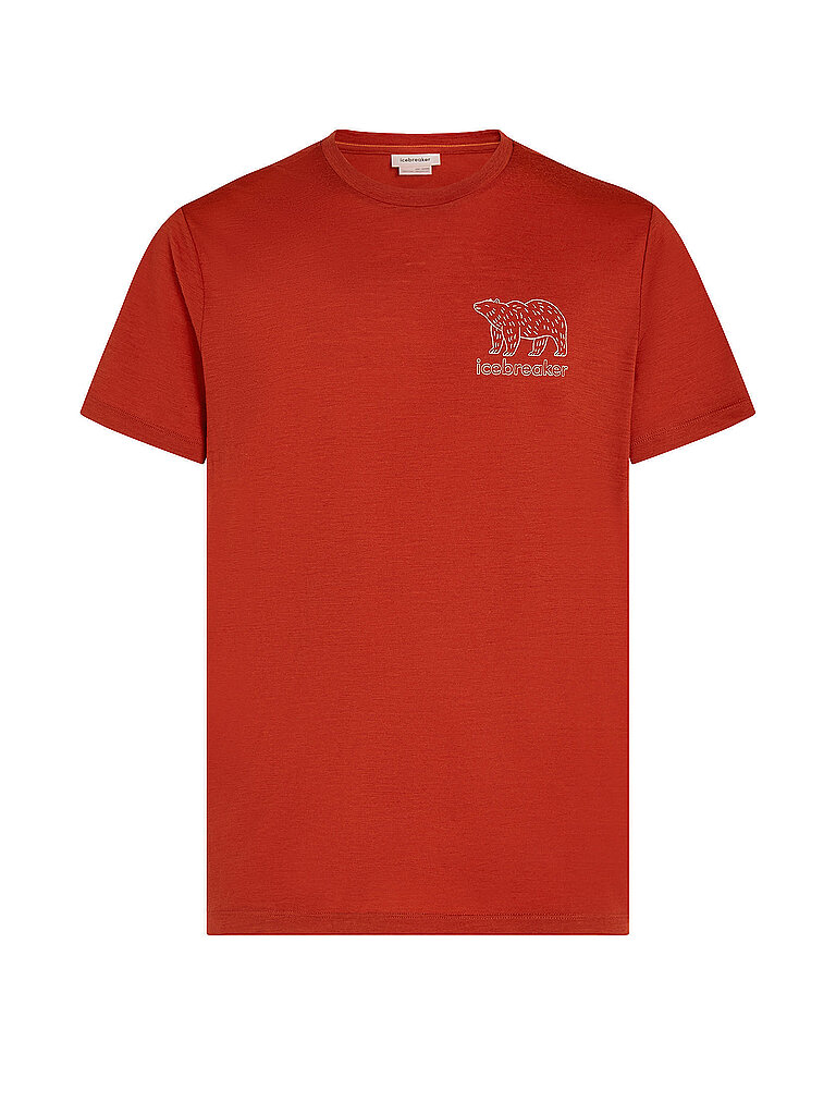 ICEBREAKER Herren Funktionsshirt 150 Tech Lite Forest Footsteps kupfer | S