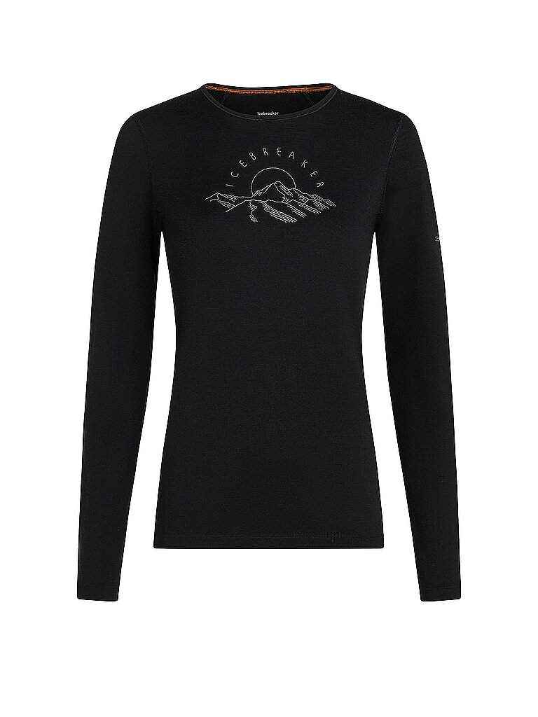 ICEBREAKER Damen Funktionsshirt Oasis  200 Sunrise Summit schwarz | XS