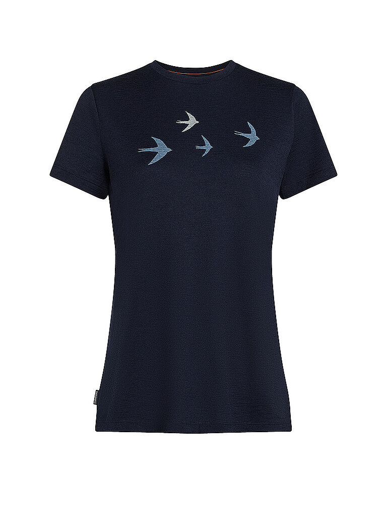 ICEBREAKER Damen Funktionsshirt 150 Tech Lite Bird dunkelblau | XL