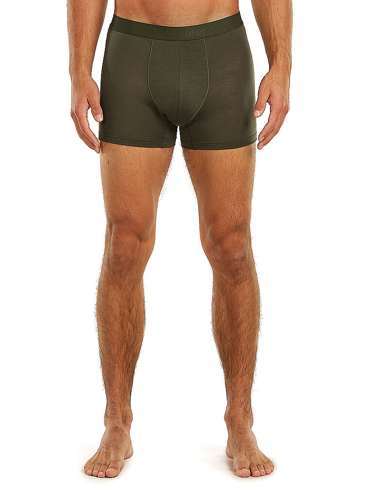 ICEBREAKER Herren Boxershort Anatomica 125 Cool olive | M