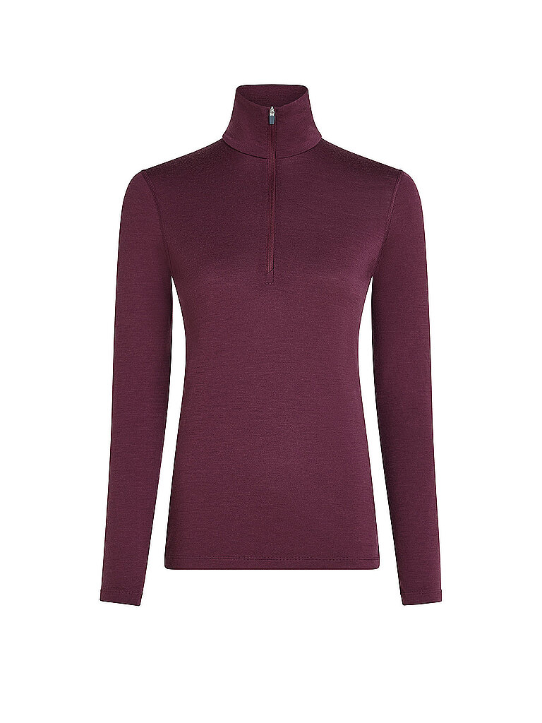 ICEBREAKER Damen Unterzieh Zipshirt Oasis 200 beere | XS