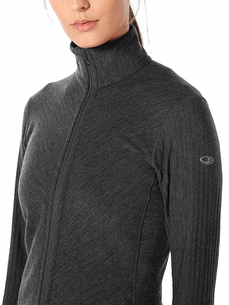 ICEBREAKER | Damen Fleecejacke Descender | grau
