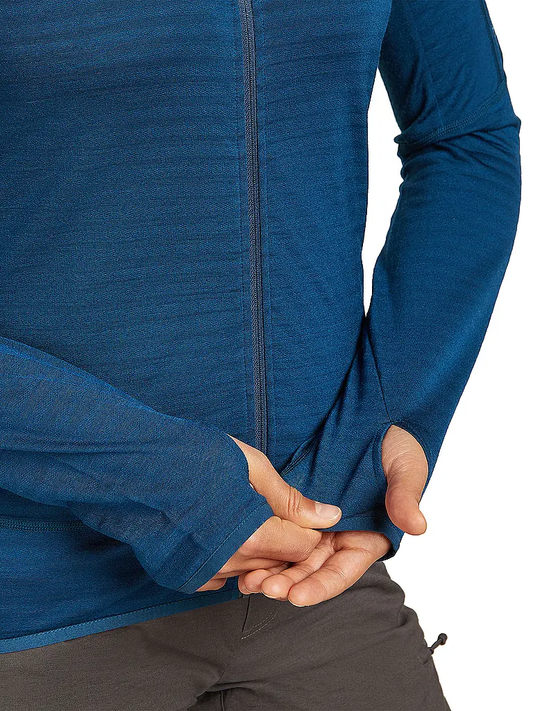ICEBREAKER | Damen Fleecejacke Real Fleece 300 Merino | dunkelblau