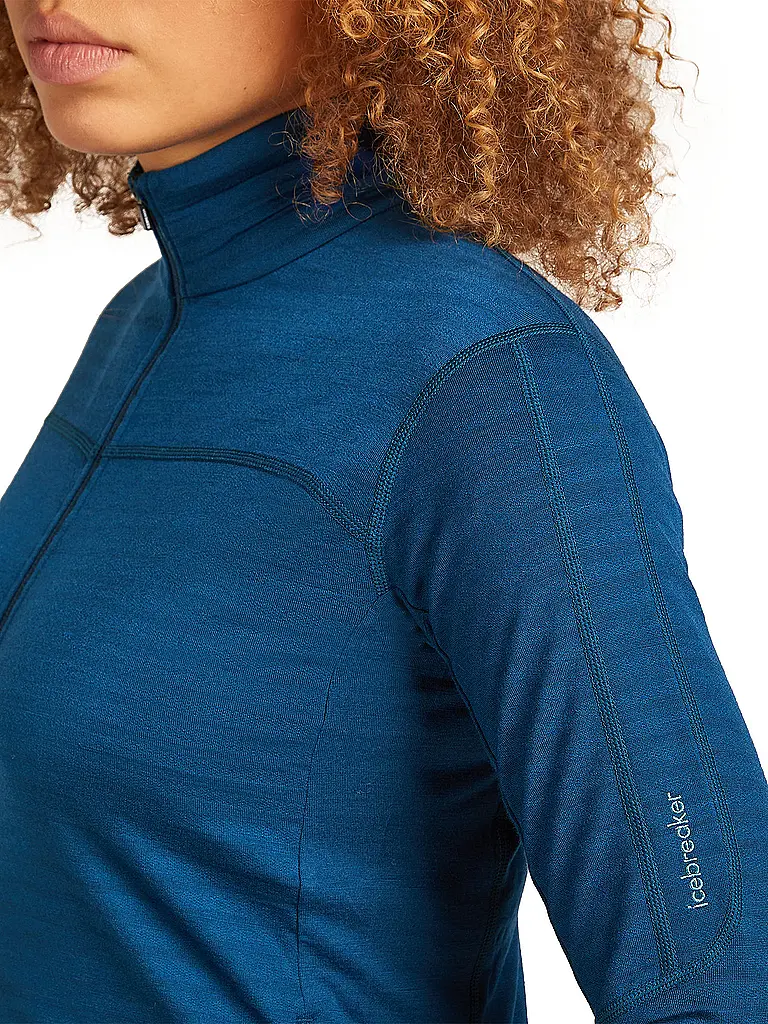 ICEBREAKER | Damen Fleecejacke Real Fleece 300 Merino | dunkelblau
