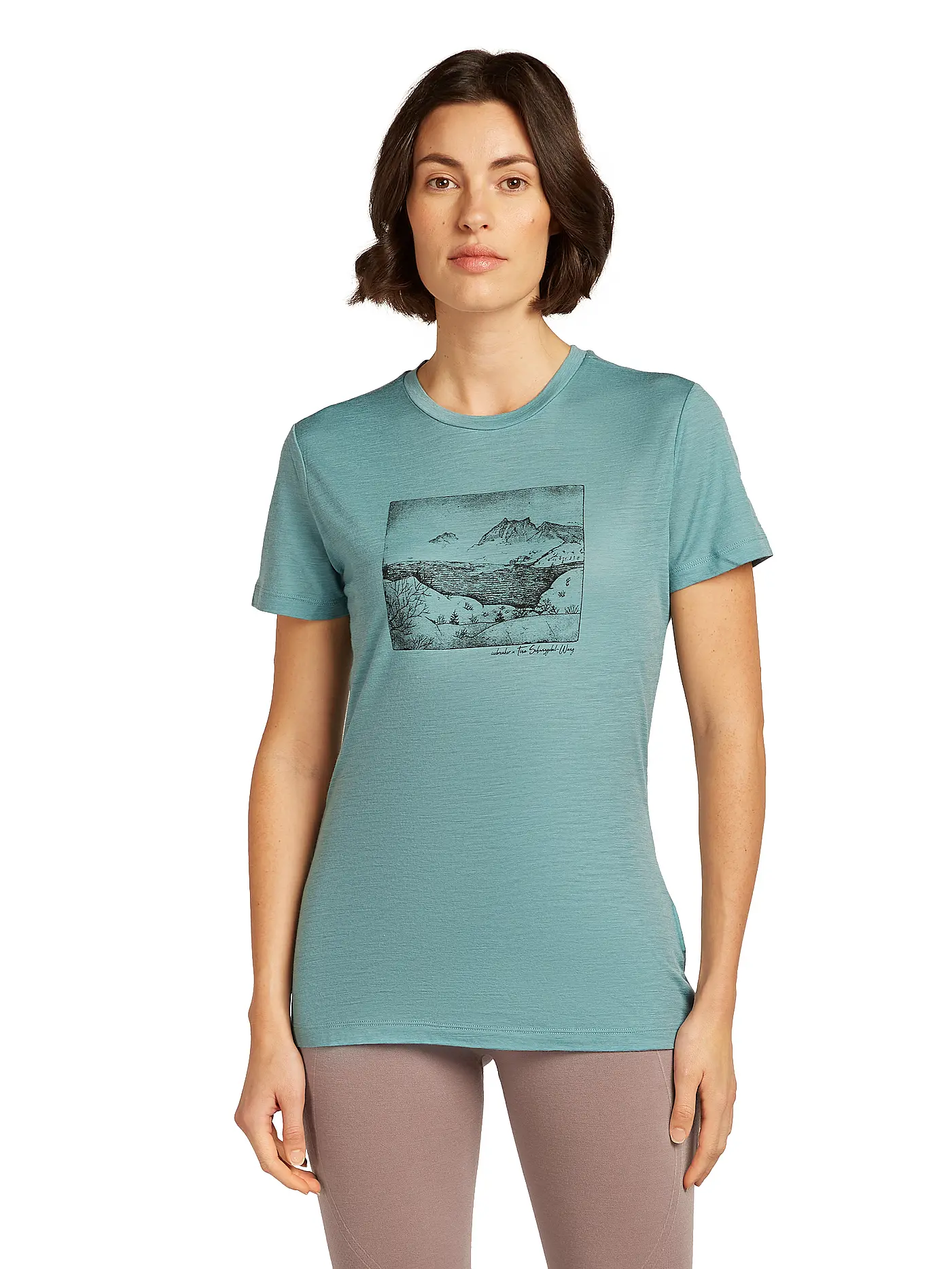 ICEBREAKER | Damen Funktionsshirt Lake View 150 Tech-Lite | mint