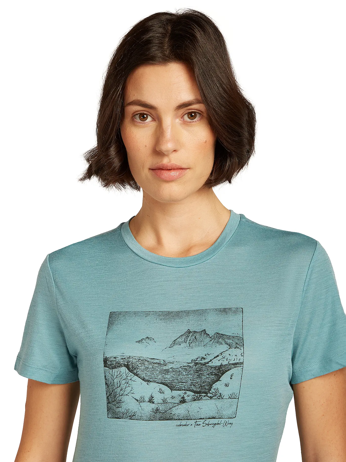 ICEBREAKER | Damen Funktionsshirt Lake View 150 Tech-Lite | mint
