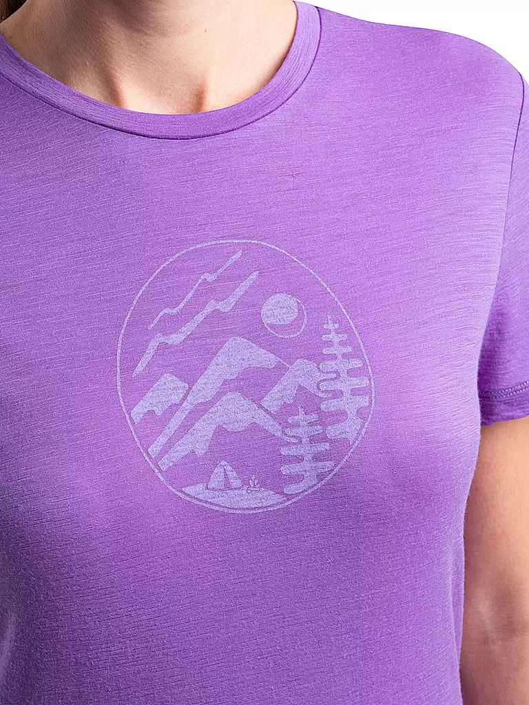 ICEBREAKER | Damen Funktionsshirt Merino 150 Tech Lite III Camp | hellgrün