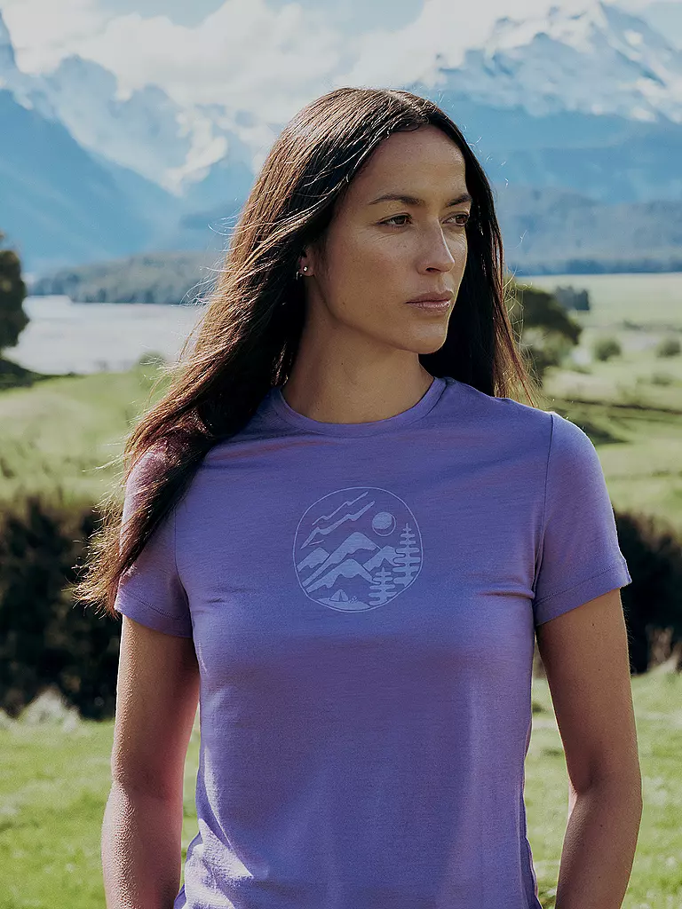 ICEBREAKER | Damen Funktionsshirt Merino 150 Tech Lite III Camp | hellgrün