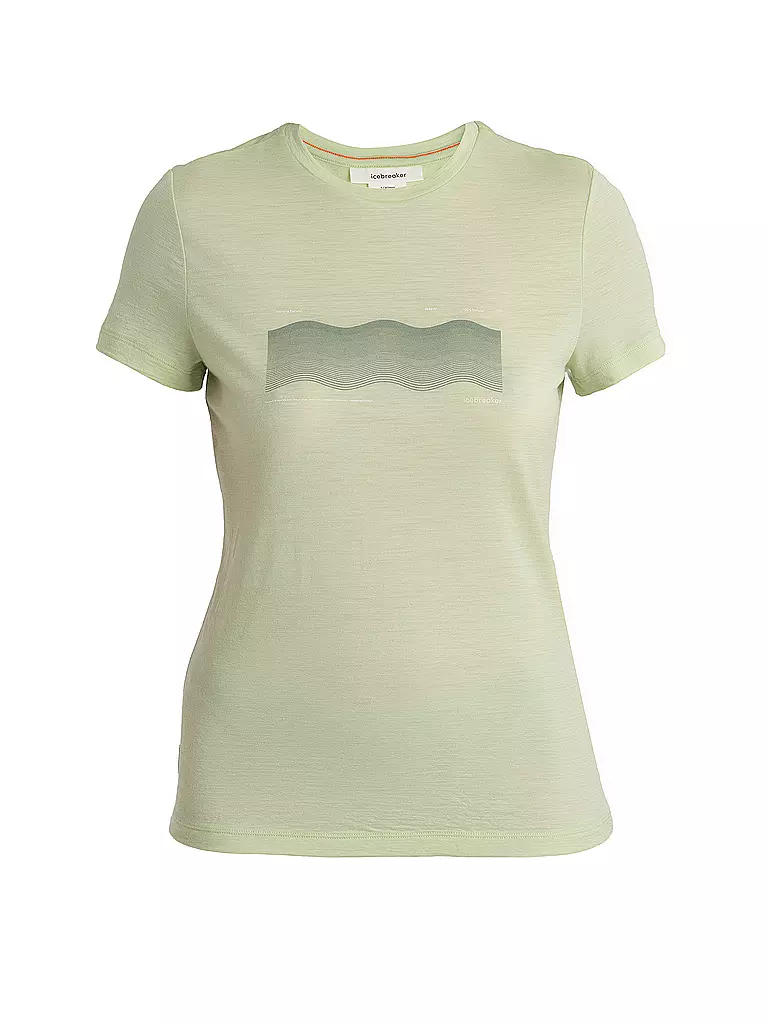 ICEBREAKER | Damen Funktionsshirt Merino 150 Tech Lite III Contour | hellgrün