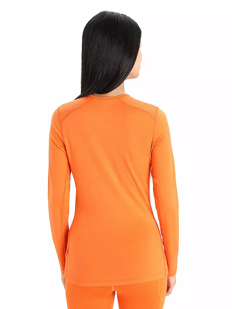 ICEBREAKER | Damen Funktionsshirt Merino 200 Oasis LS | orange