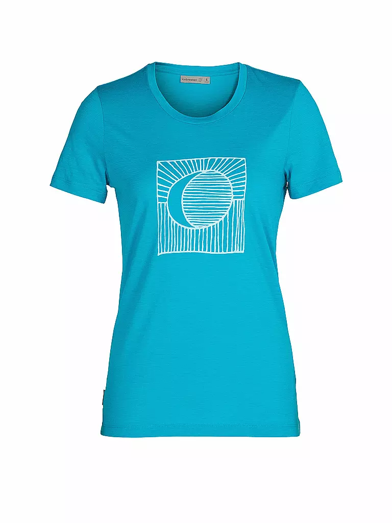 ICEBREAKER | Damen Funktionsshirt Merino Tech Lite II  | blau