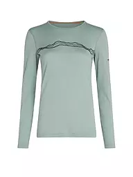 ICEBREAKER | Damen Funktionsshirt Mountain Pulse 200 | hellgrün