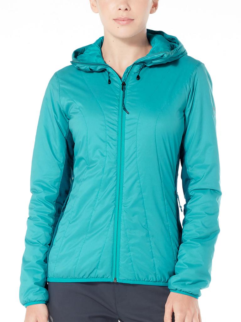ICEBREAKER | Damen Hybridjacke MerinoLOFT™ Hyperia Lite Hooded | petrol