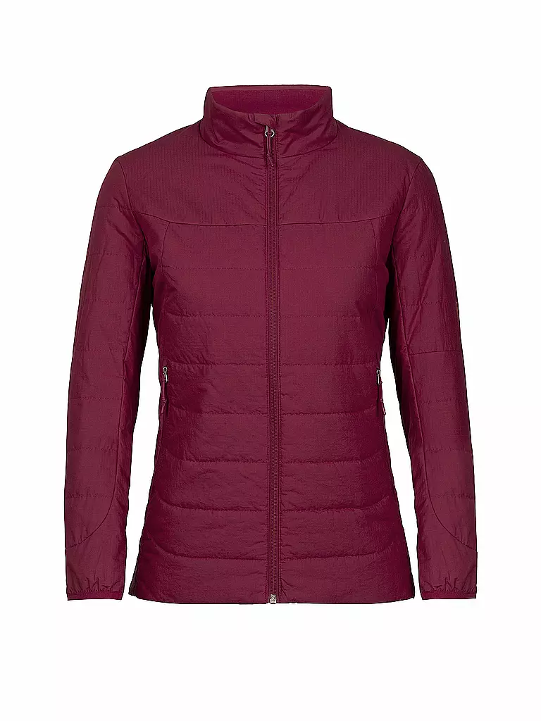 ICEBREAKER | Damen Isojacke MerinoLoft™  | beere
