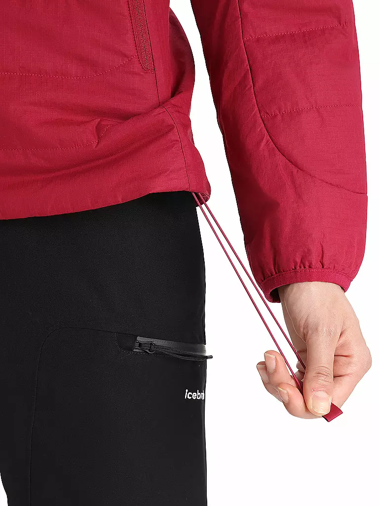 ICEBREAKER | Damen Isojacke MerinoLoft™  | beere