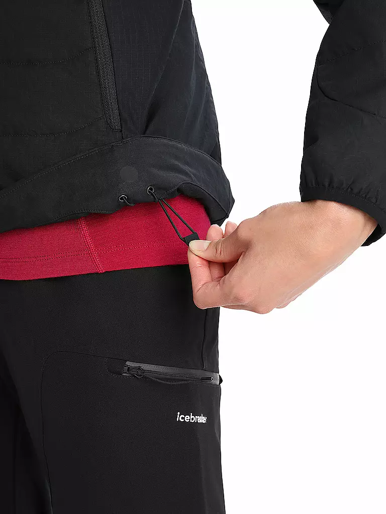 ICEBREAKER | Damen Isojacke MerinoLoft™  | schwarz