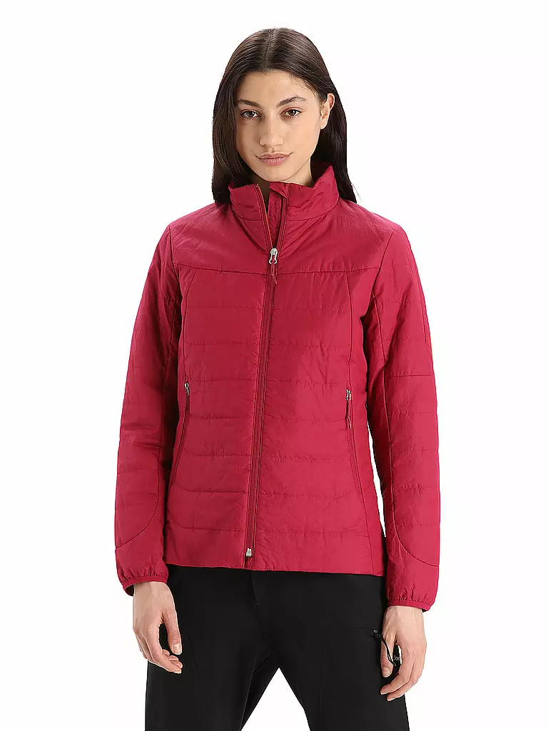 ICEBREAKER | Damen Isojacke MerinoLoft™  | beere