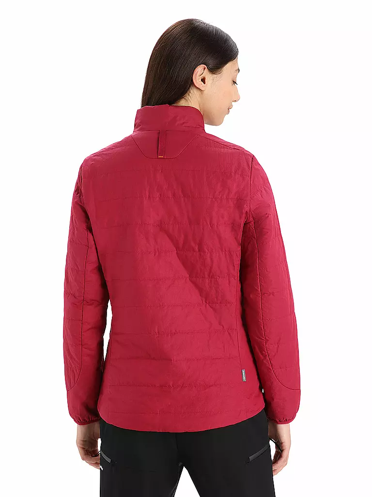 ICEBREAKER | Damen Isojacke MerinoLoft™  | beere