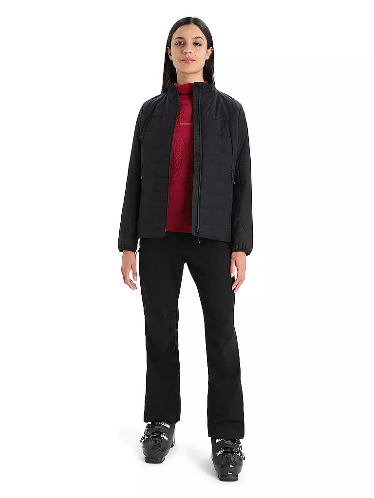 ICEBREAKER | Damen Isojacke MerinoLoft™  | schwarz