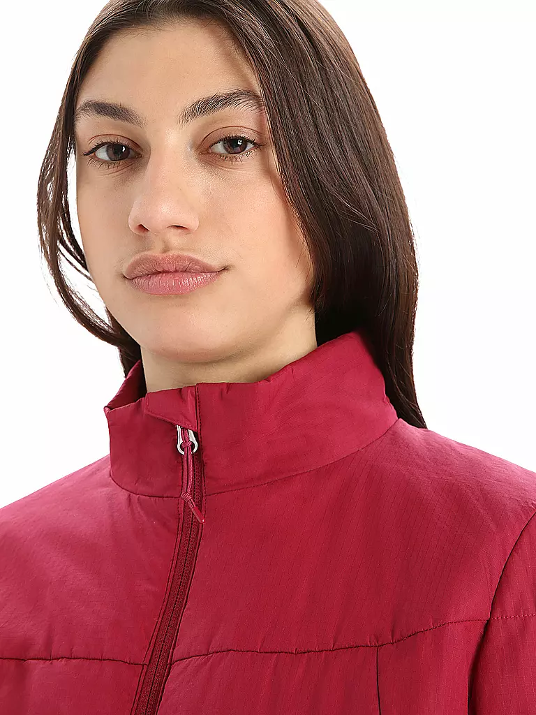 ICEBREAKER | Damen Isojacke MerinoLoft™  | beere