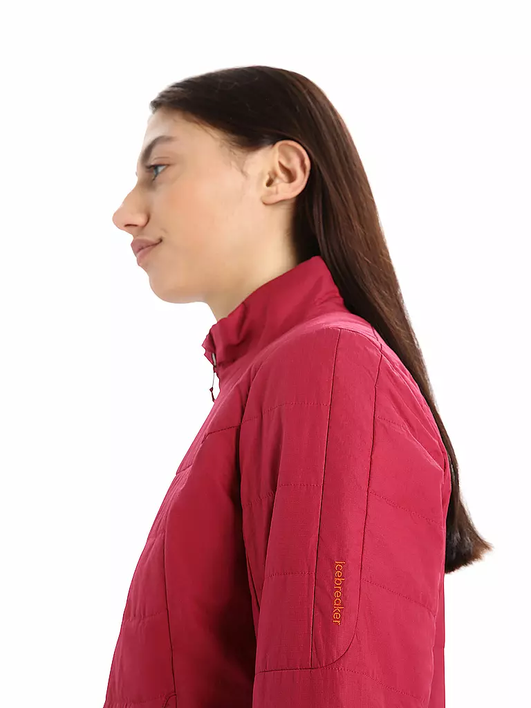 ICEBREAKER | Damen Isojacke MerinoLoft™  | beere