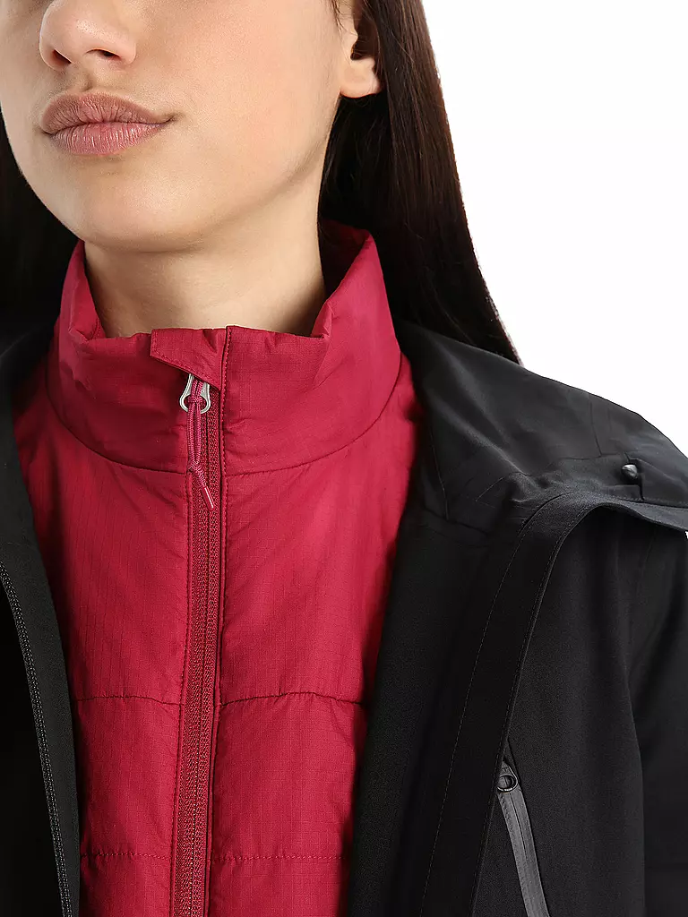 ICEBREAKER | Damen Isojacke MerinoLoft™  | beere