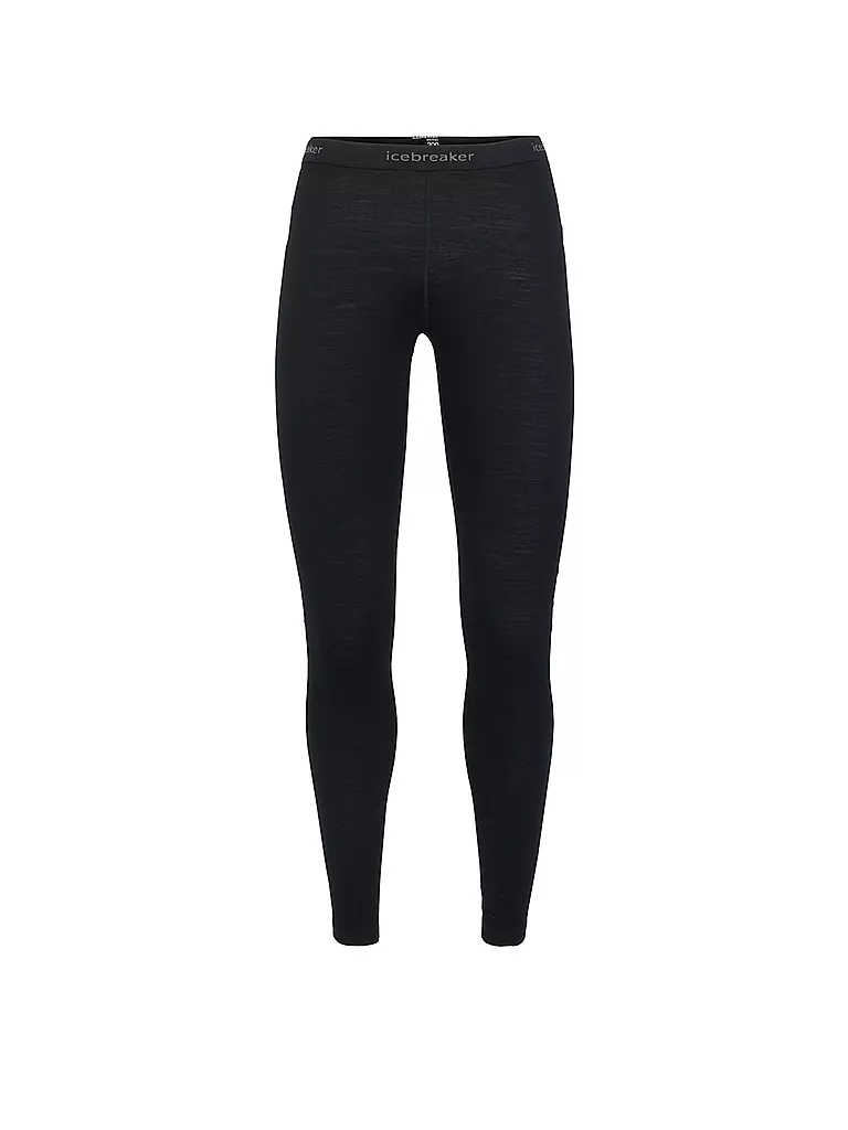 ICEBREAKER | Damen Legging Merino 200 Oasis | schwarz