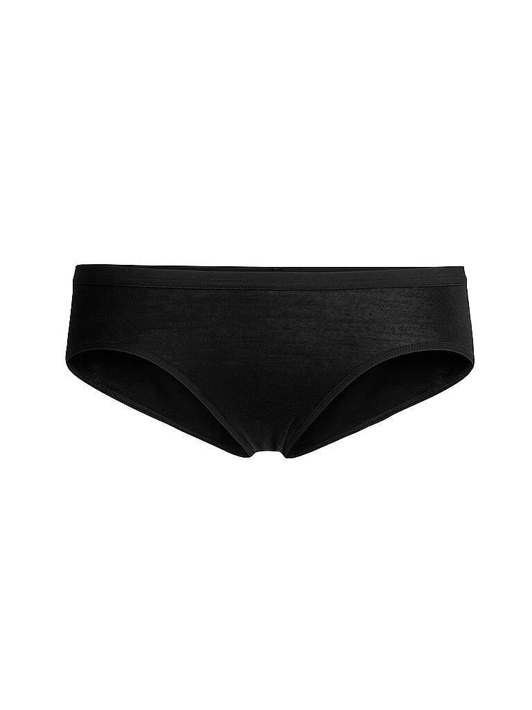 ICEBREAKER | Damen Slip Merino Siren Hipkini | schwarz