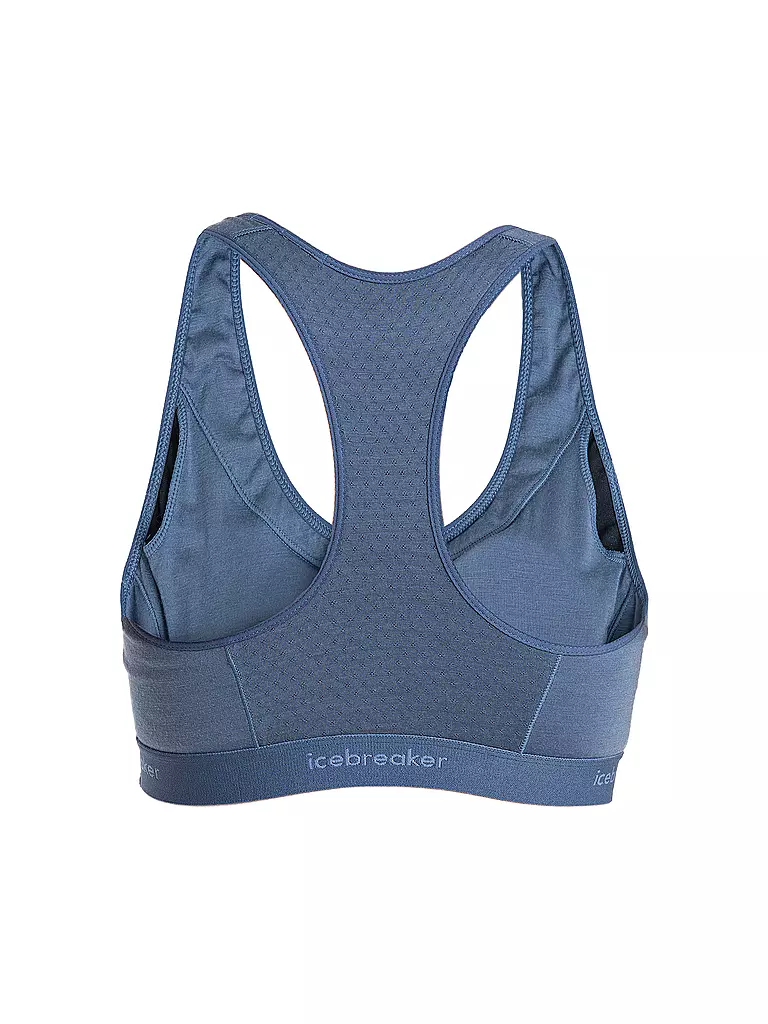 ICEBREAKER | Damen Sport-BH Racerback Merino 125 Low Support | blau