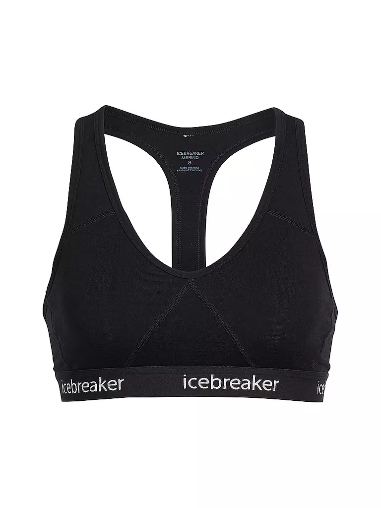 ICEBREAKER | Damen Sport-BH Sprite Racerback | schwarz