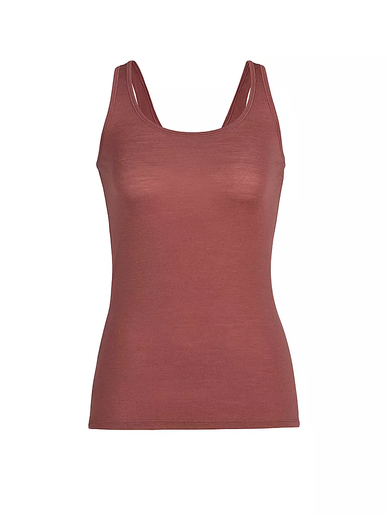 ICEBREAKER | Damen Tank 150 Merino Siren | beere