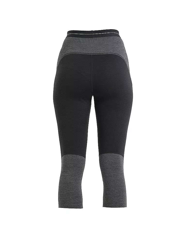 ICEBREAKER | Damen Tight 200 ZoneKnit™ Merino 3/4 | schwarz