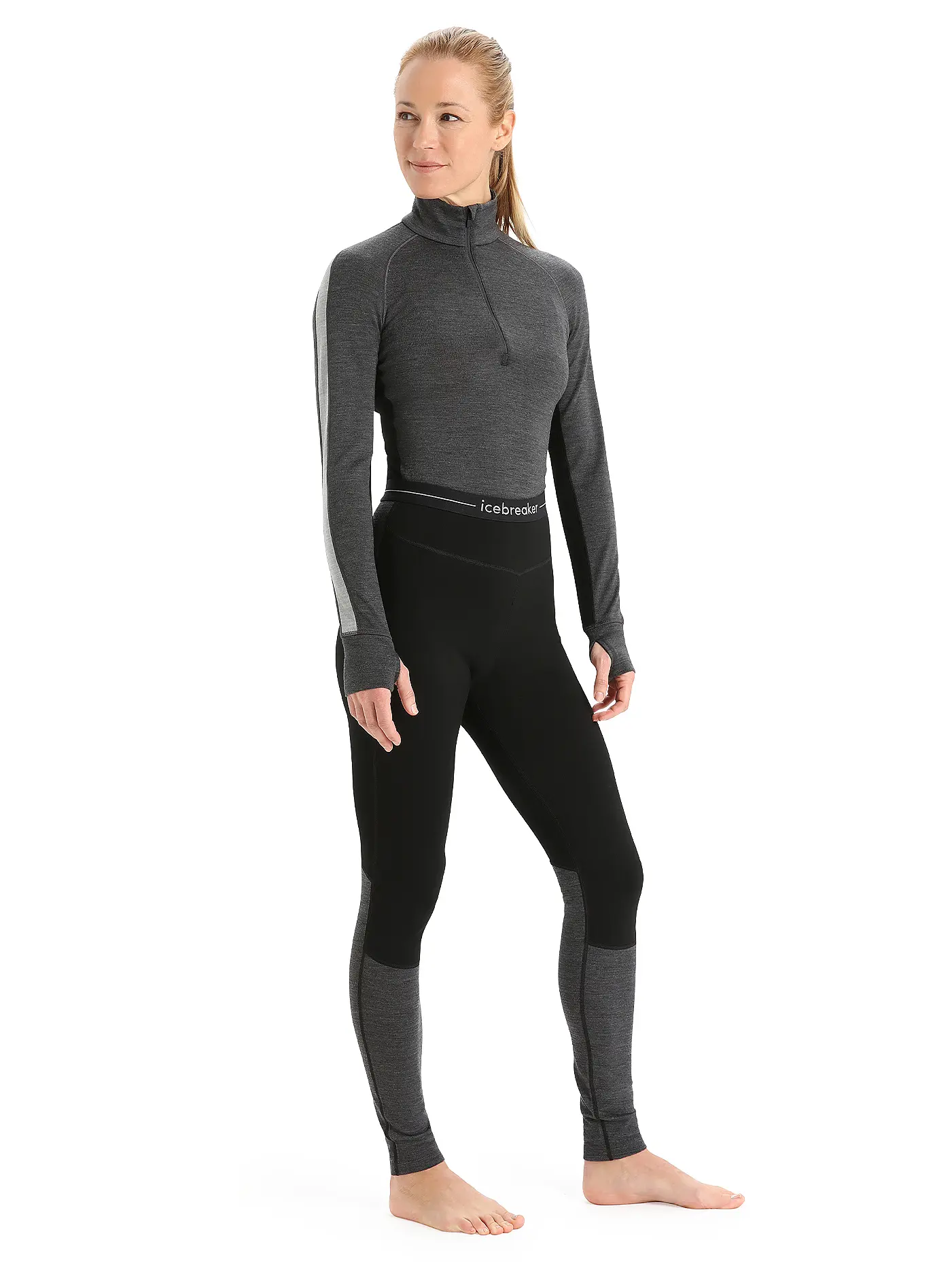 ICEBREAKER | Damen Tight ZoneKnit™ 200 | schwarz