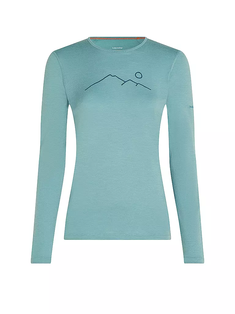 ICEBREAKER | Damen Unterzieh Shirt Oasis 200 | hellblau