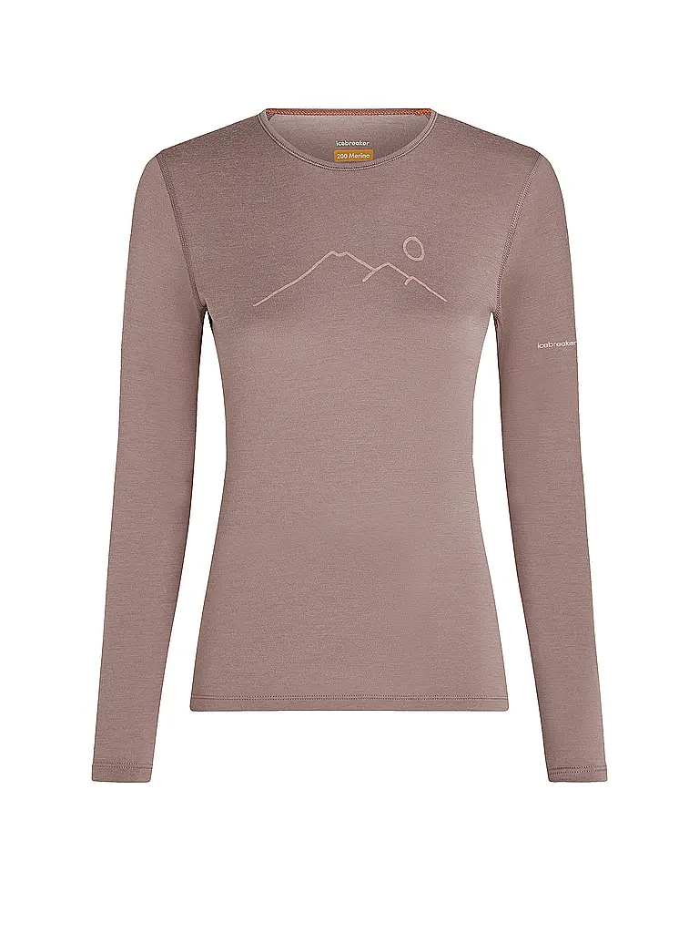 ICEBREAKER | Damen Unterzieh Shirt Oasis 200 | rosa
