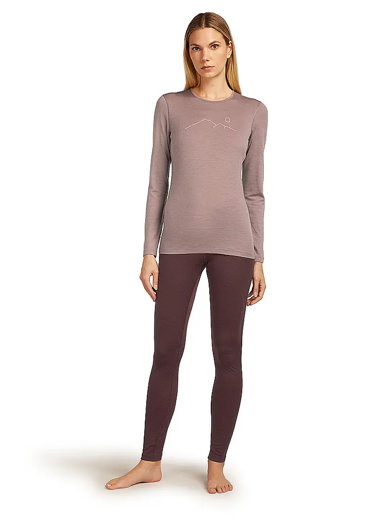 ICEBREAKER | Damen Unterzieh Shirt Oasis 200 | rosa