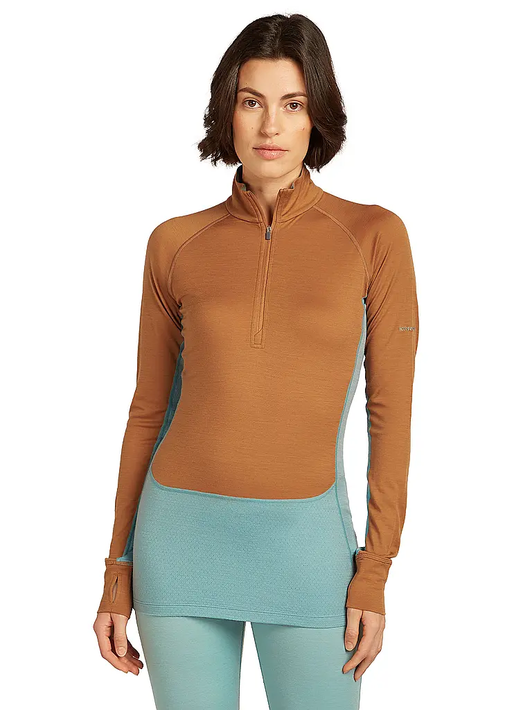 ICEBREAKER | Damen Unterzieh Zipshirt 200 ZoneKnit™ Merino | 