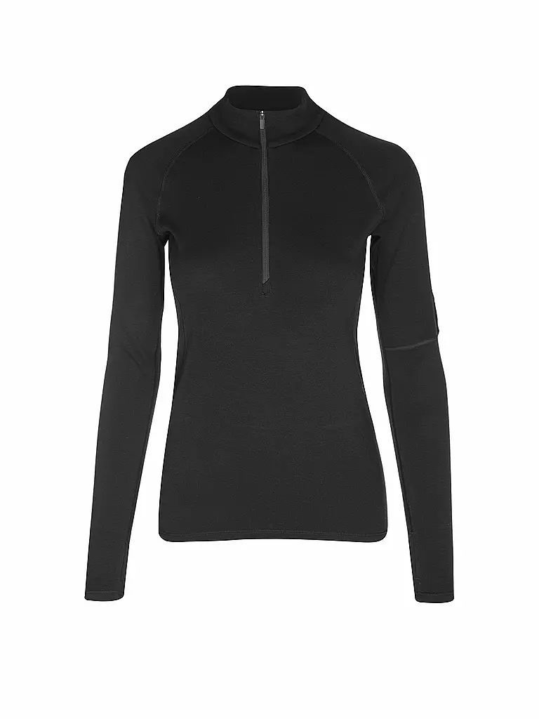 ICEBREAKER | Damen Unterziehshirt Merinofine Polar 300 | schwarz