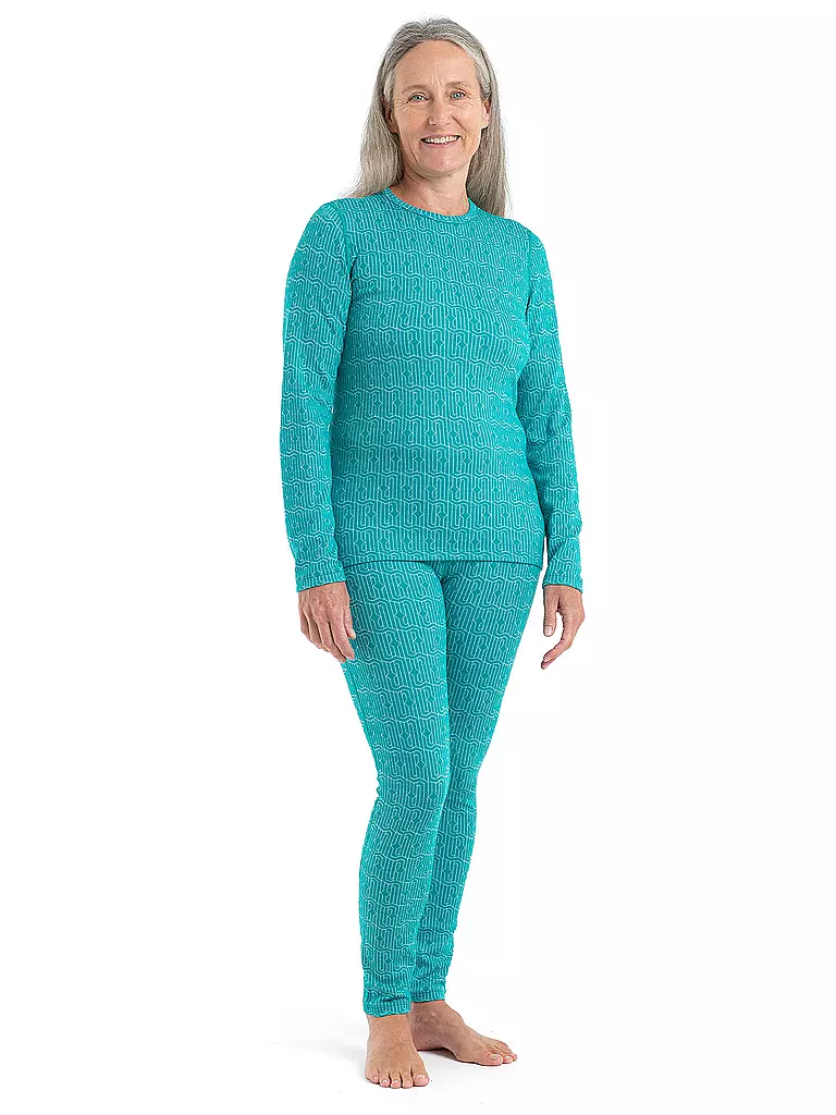 ICEBREAKER | Damen Zipshirt Merino 260 Vertex Half-Zip-Thermo | mint