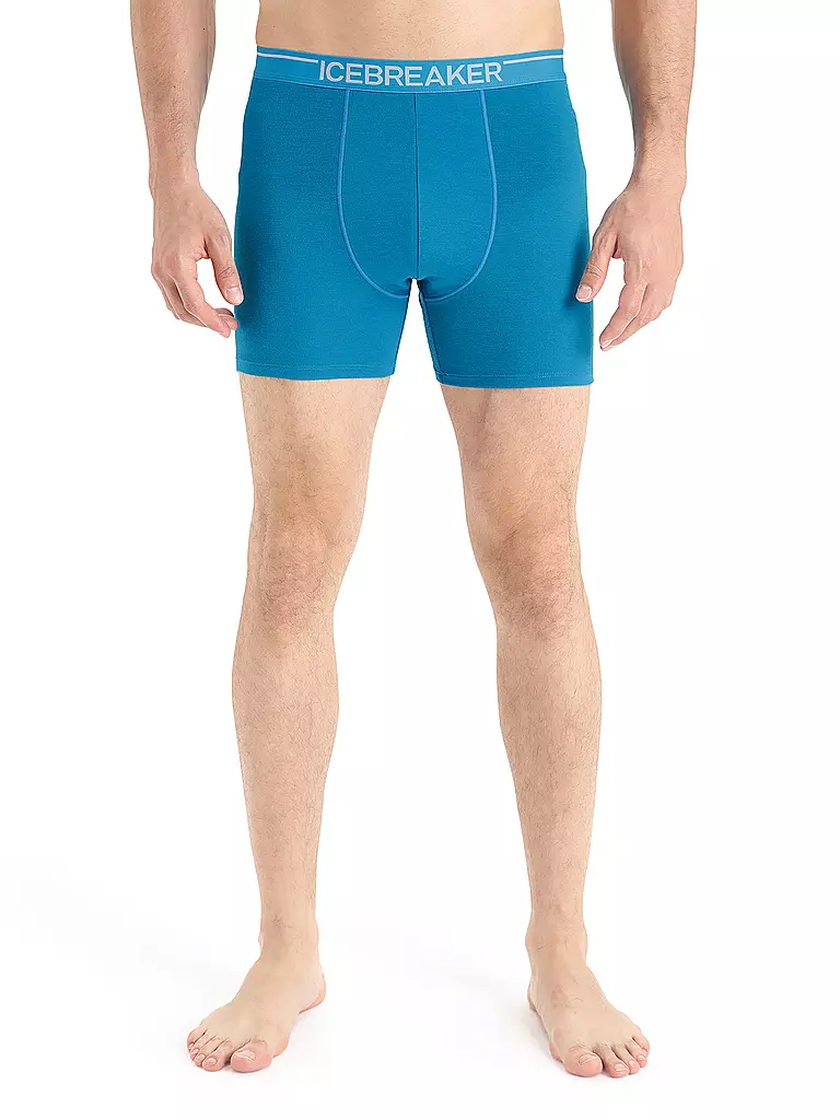 ICEBREAKER | Herren Boxershort Merino Anatomica | blau