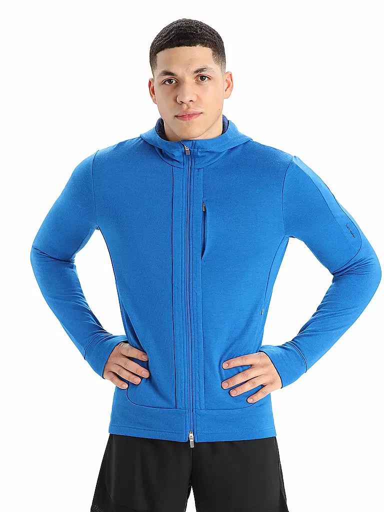 ICEBREAKER | Herren Fleecejacke Quantum II | blau