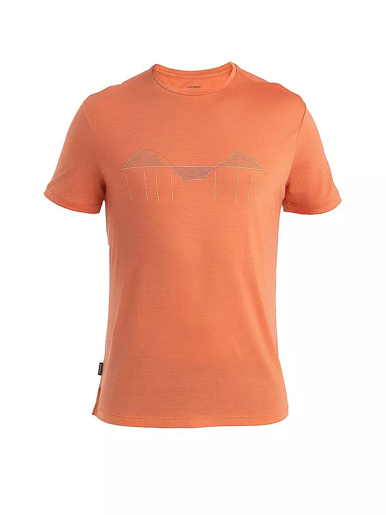 ICEBREAKER | Herren Funktionsshirt 125 Cool-Lite™ Merino | orange