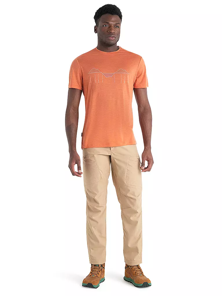 ICEBREAKER | Herren Funktionsshirt 125 Cool-Lite™ Merino | orange