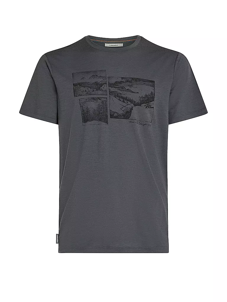 ICEBREAKER | Herren Funktionsshirt Journey 150 Tech | grau