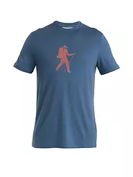 ICEBREAKER | Herren Funktionsshirt Merino 150 Tech Lite III  Hike | blau