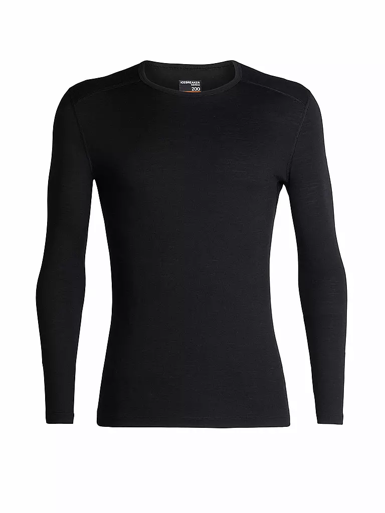 ICEBREAKER | Herren Funktionsshirt Merino 200 Oasis LS | schwarz