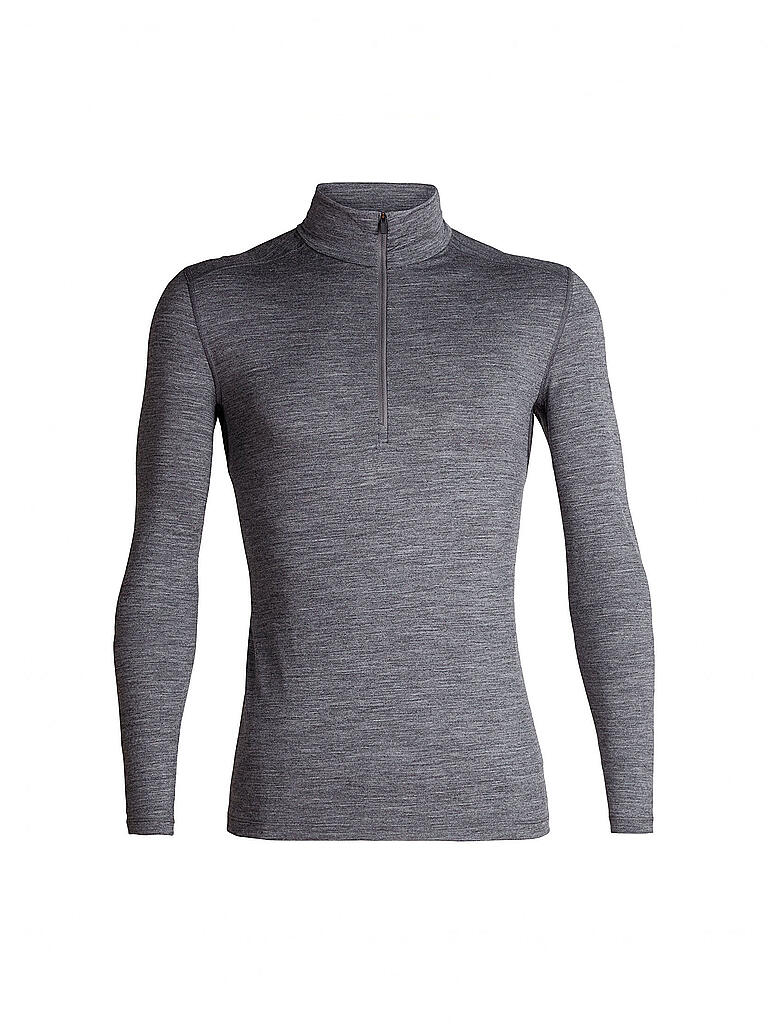ICEBREAKER | Herren Langarmshirt Merino 200 Oasis Half Zip | grau