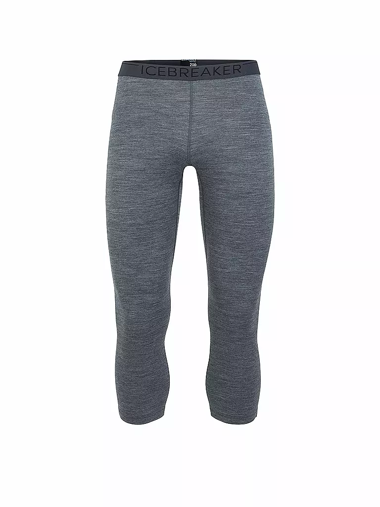 ICEBREAKER | Herren Unterziehhose Merino 200 Oasis 3/4 | grau