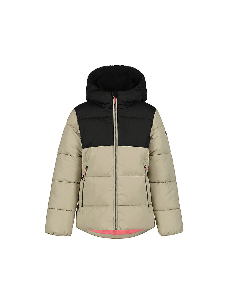 icepeak Winterjacke Print Hoodie Polyester Beige