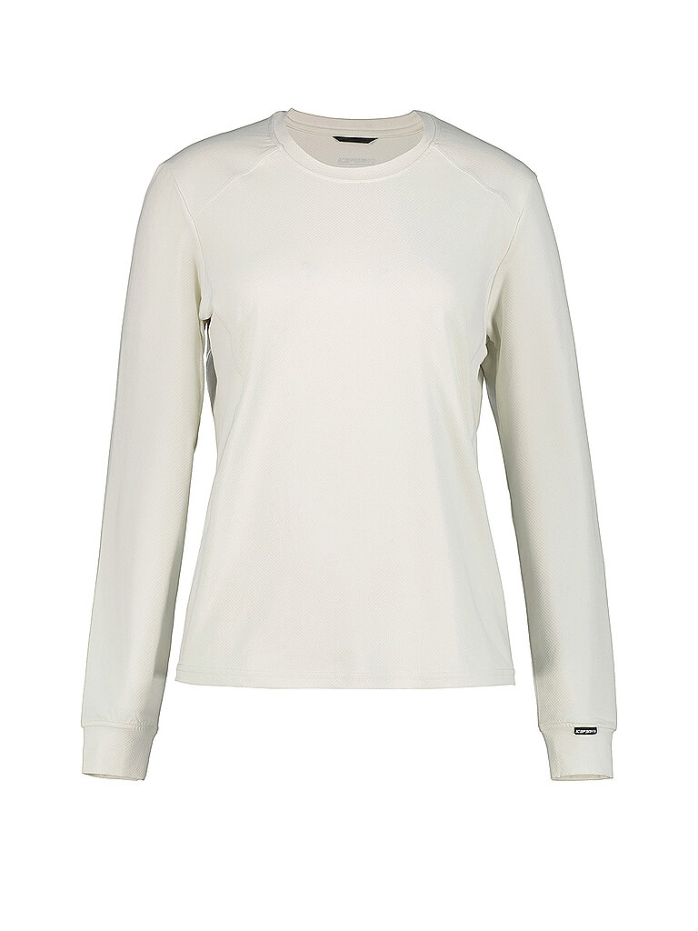 icepeak Tourenshirt Rundhals Polyester-Elasthan Weiss